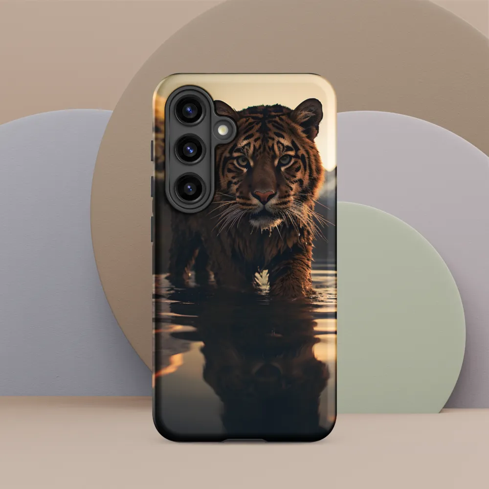 Majestic Reflection: The Tiger's Domain
