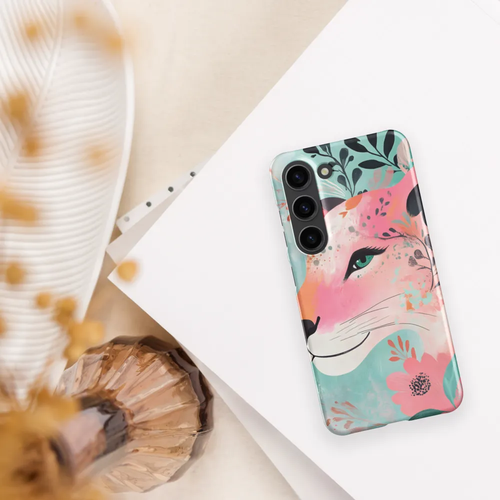Whimsical Majesty: A Floral Lion