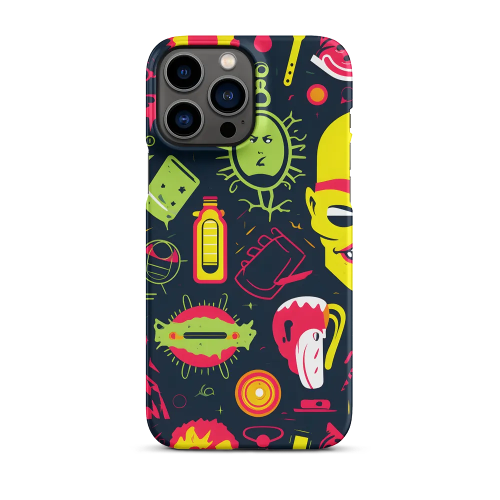 Neon Revelry: A Quirky Exploration of Modern Pop Art