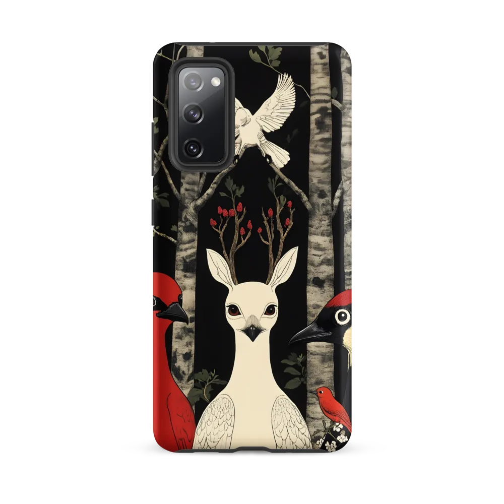 Whimsical Gathering: A Dance of Birds | Phone Case |  S20 FE | Tough Case | Matte