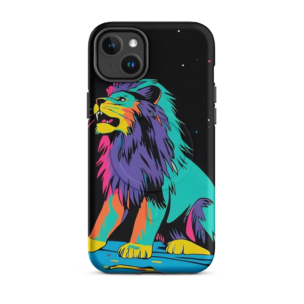 Roaring Colors: The Neon Lion