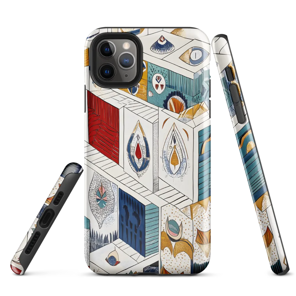 Symphony of Geometric Harmony | Phone Case |  11 Pro Max | Tough Case | Glossy