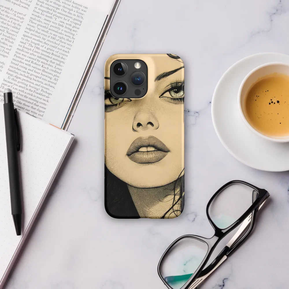 Enigmatic Gaze | Phone Case |  16 Pro Max | Snap Case | Matte