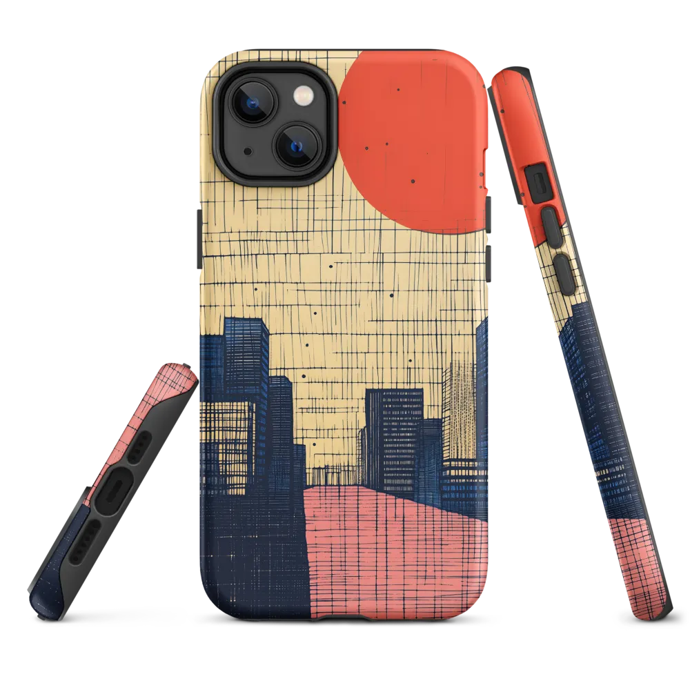 Urban Echoes: A Minimalist Cityscape