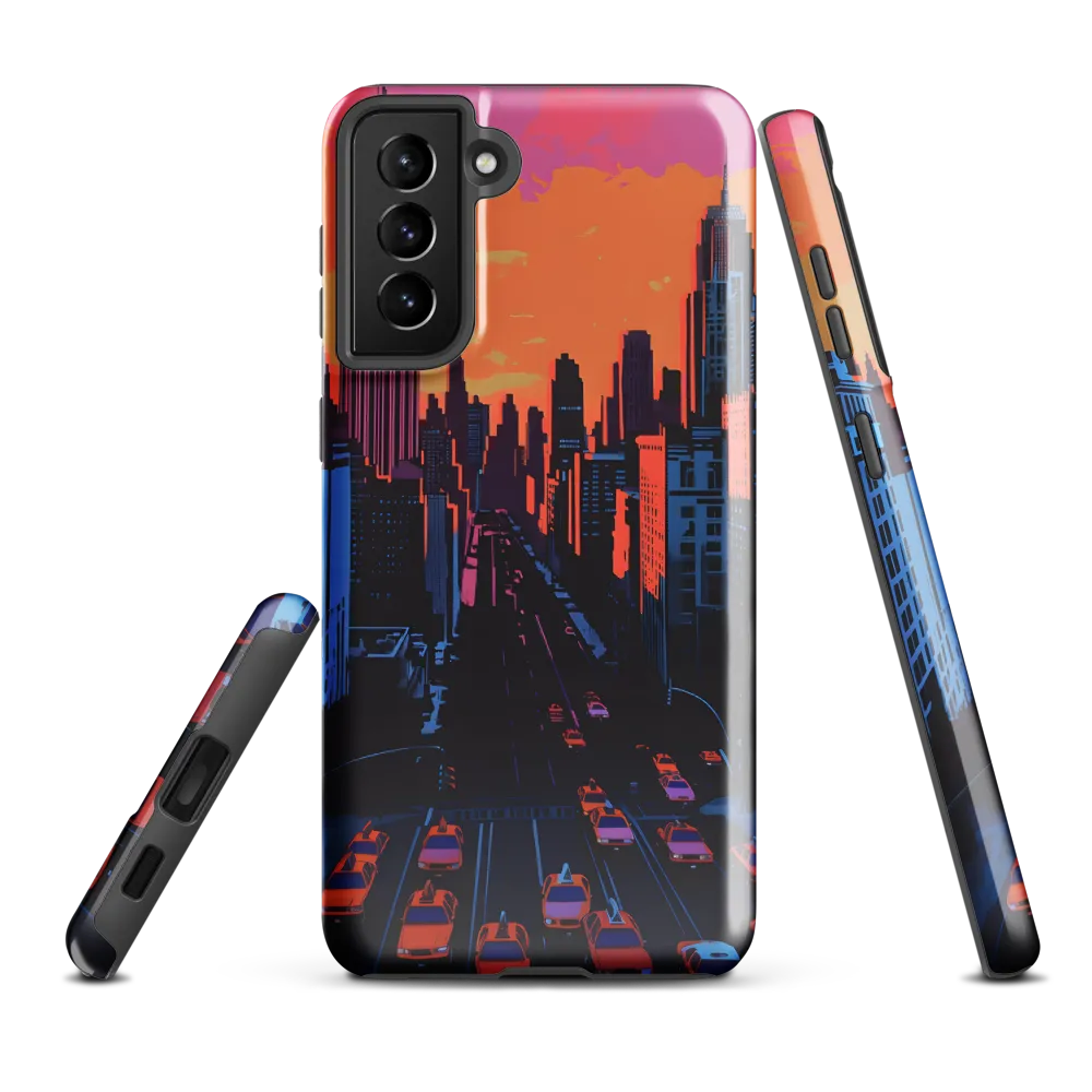 Sunset Over Skyscrapers