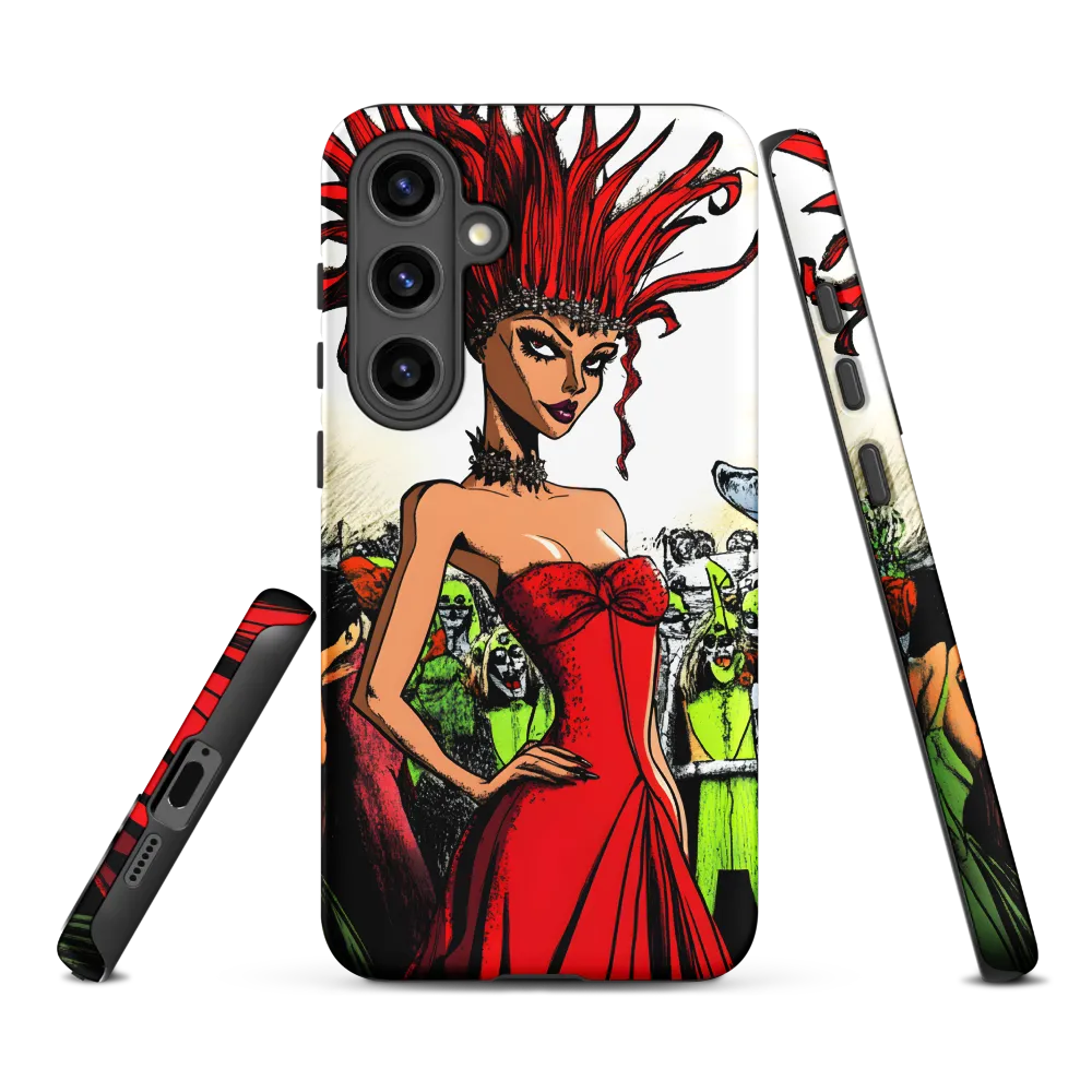 Fiery Elegance: A Fashion Statement
