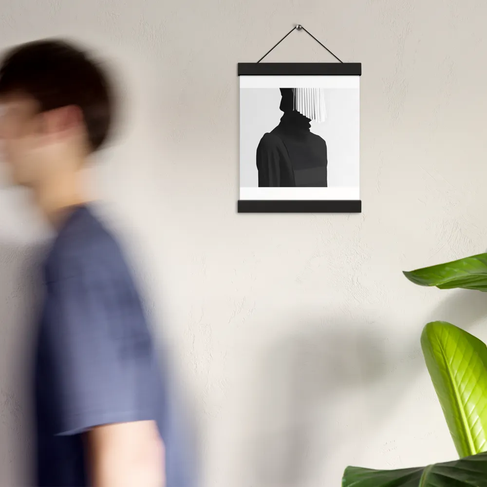 Veil of Mystery | Poster With Black Wood Hanger | 8″×10″