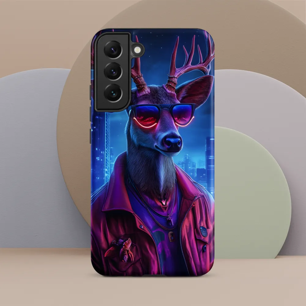 Urban Serenade: The Cool Deer | Phone Case |  S22 Plus | Tough Case | Matte
