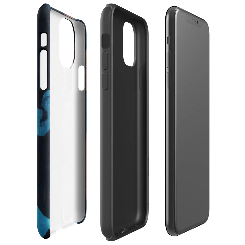 Duality in Blue | Phone Case |  11 Pro Max | Tough Case | Glossy