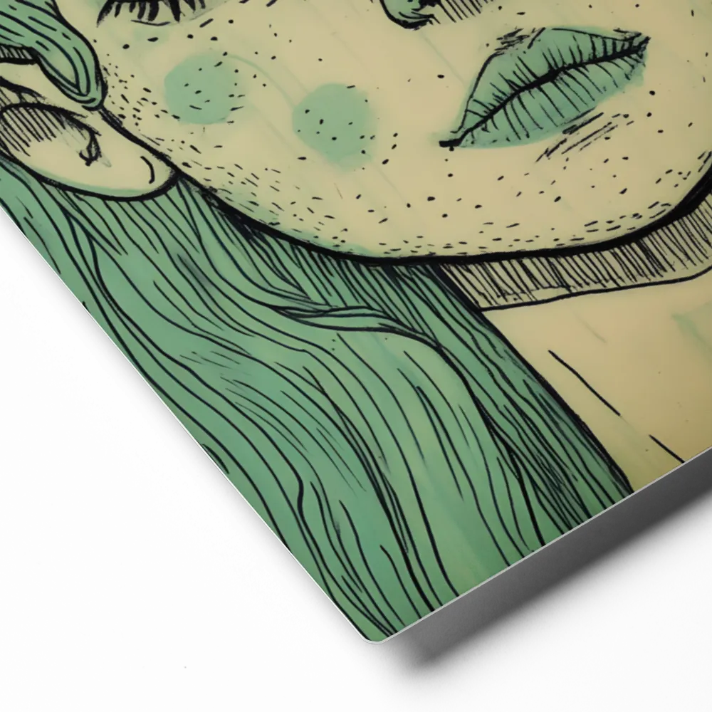 Beneath the Surface | Metal Print | 8″×10″