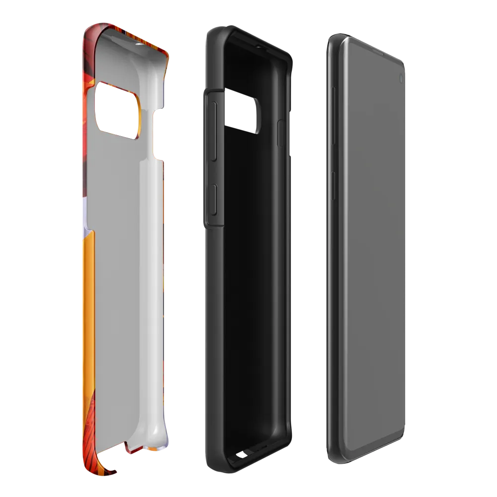 Dynamic Geometric Harmony | Phone Case |  S10 Plus | Tough Case | Glossy