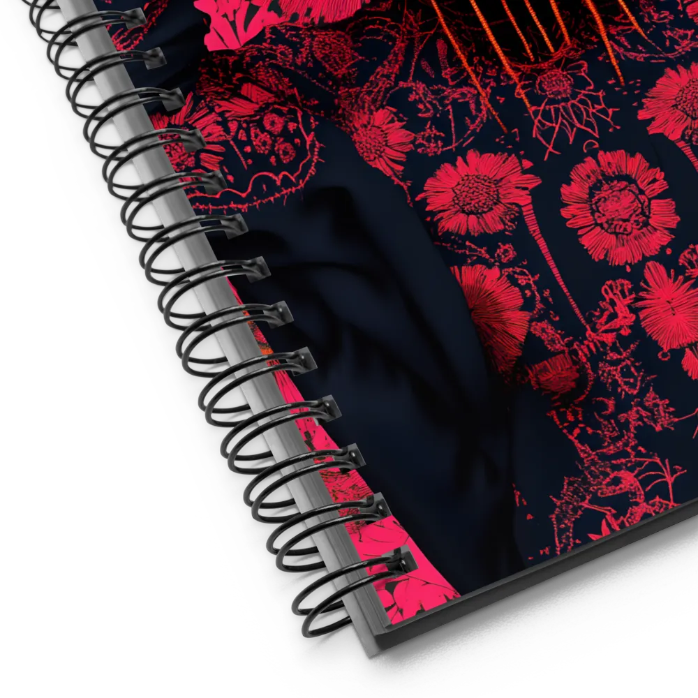 Floral Enigma | Spiral Notebook