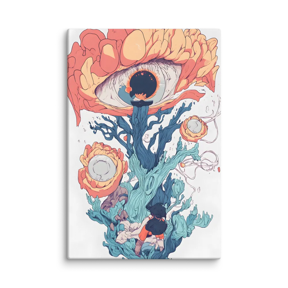 The Watchful Bloom | Canvas | 32″×48″