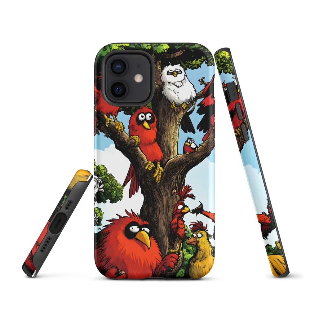 Whimsical Avian Gathering