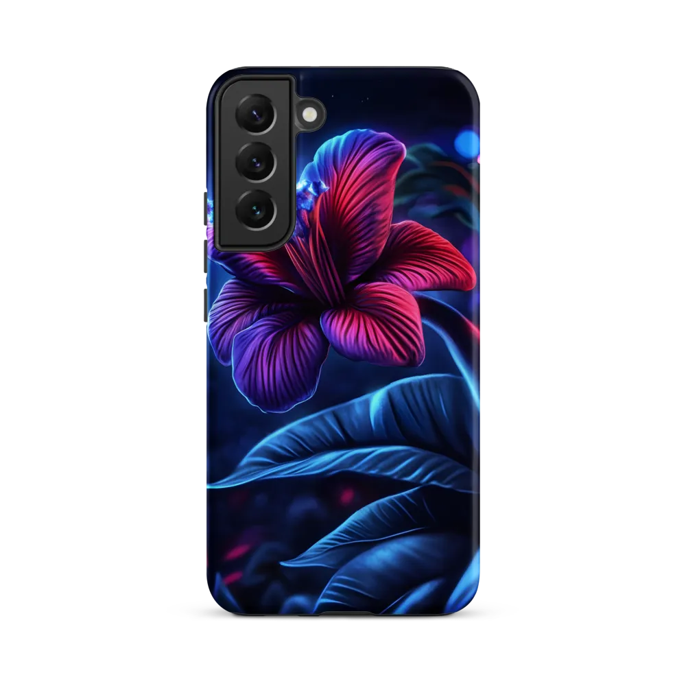 Illuminated Serenity: The Surreal Blossom
