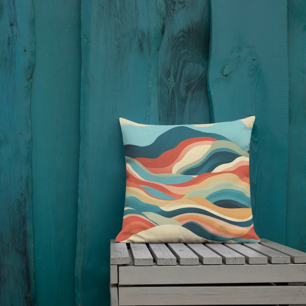 Waves of Tranquility | Pillow | 18″×18″