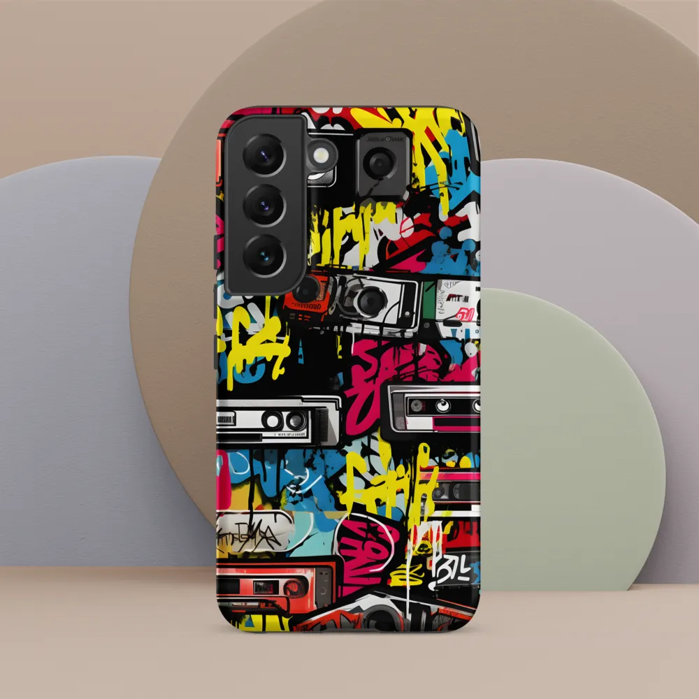 Urban Nostalgia: A Retro Cassette Explosion