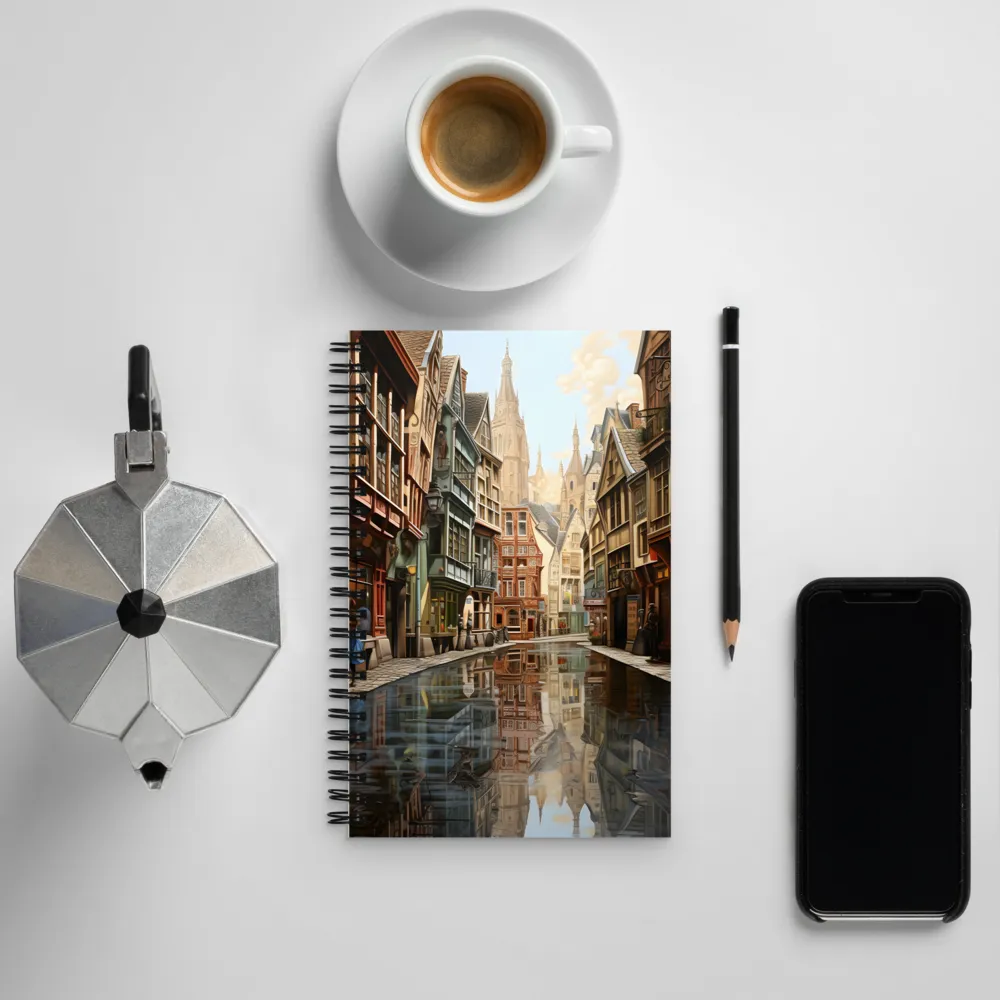 Reflections of a Timeless City | Spiral Notebook