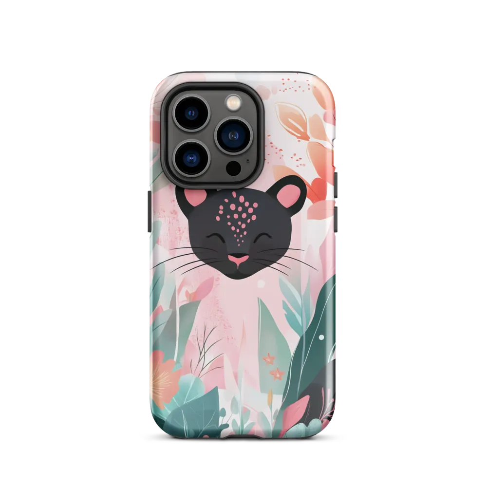 Whimsical Panther in Bloom