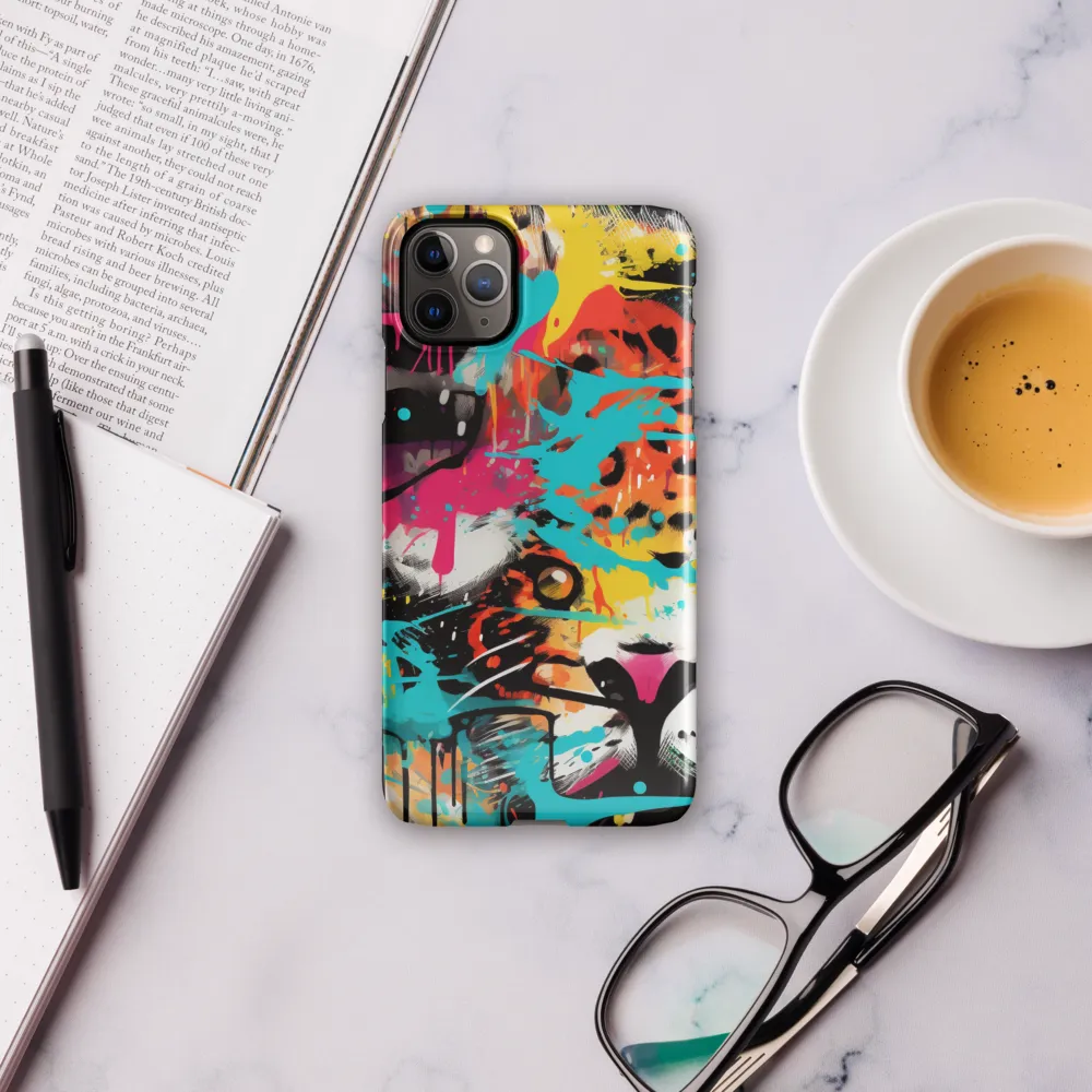 Fierce Fusion: Tiger and Lion in Graffiti | Phone Case |  11 Pro Max | Snap Case | Glossy