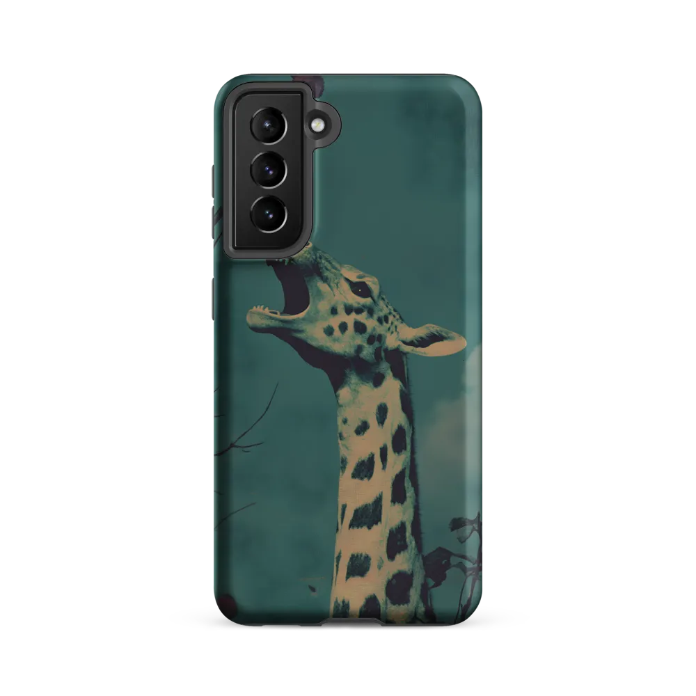 Whispers of the Tall: A Surreal Giraffe Encounter