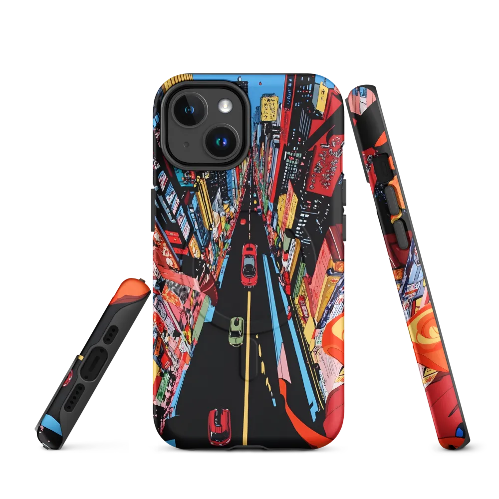 Urban Symphony: A Bird's-Eye View of Life | Phone Case |  14 | MagSafe® Tough Case | Matte