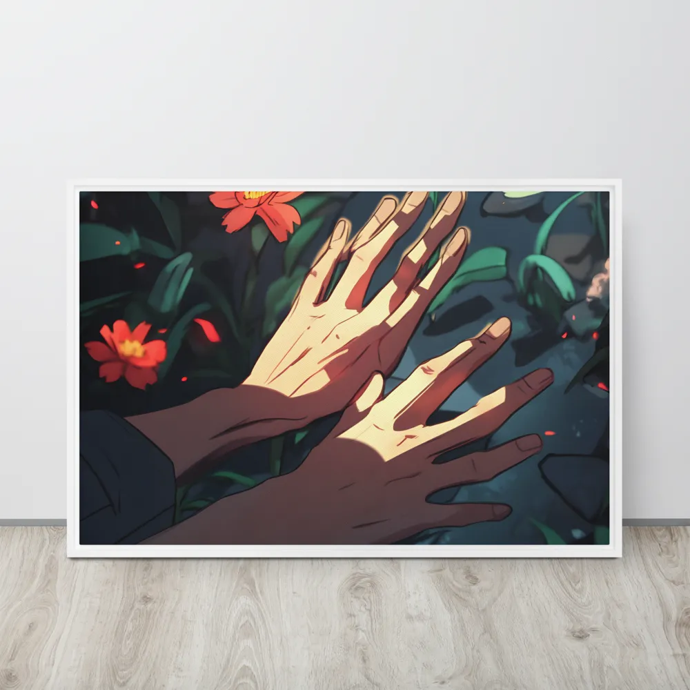Whispers of Nature | Canvas with White Frame | 24″×36″