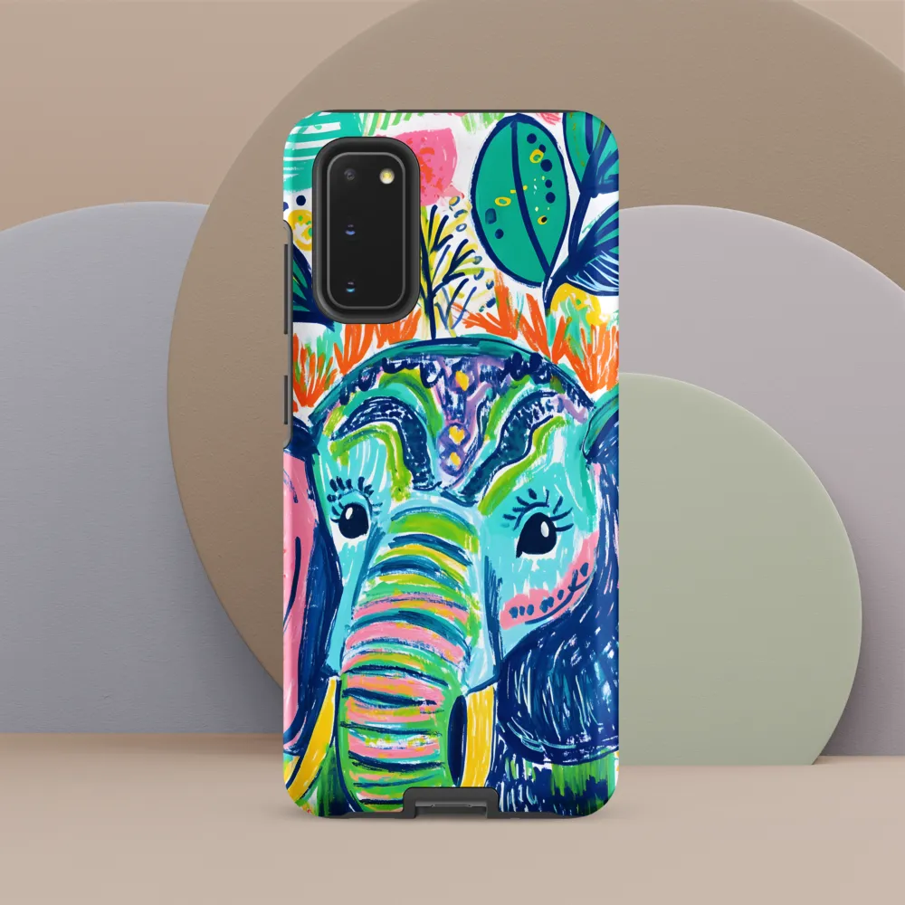 Whimsical Elephant Portrait