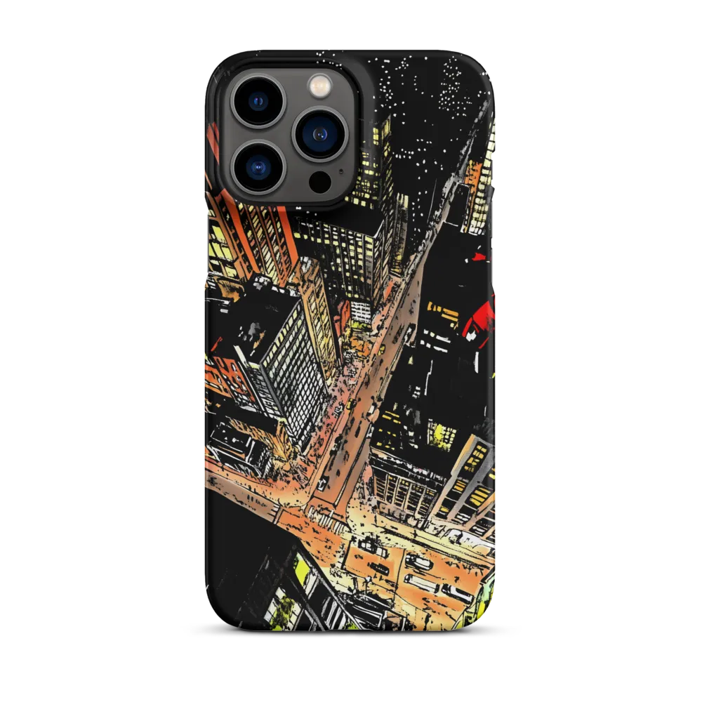 Urban Nightscape: A Bird's-eye View