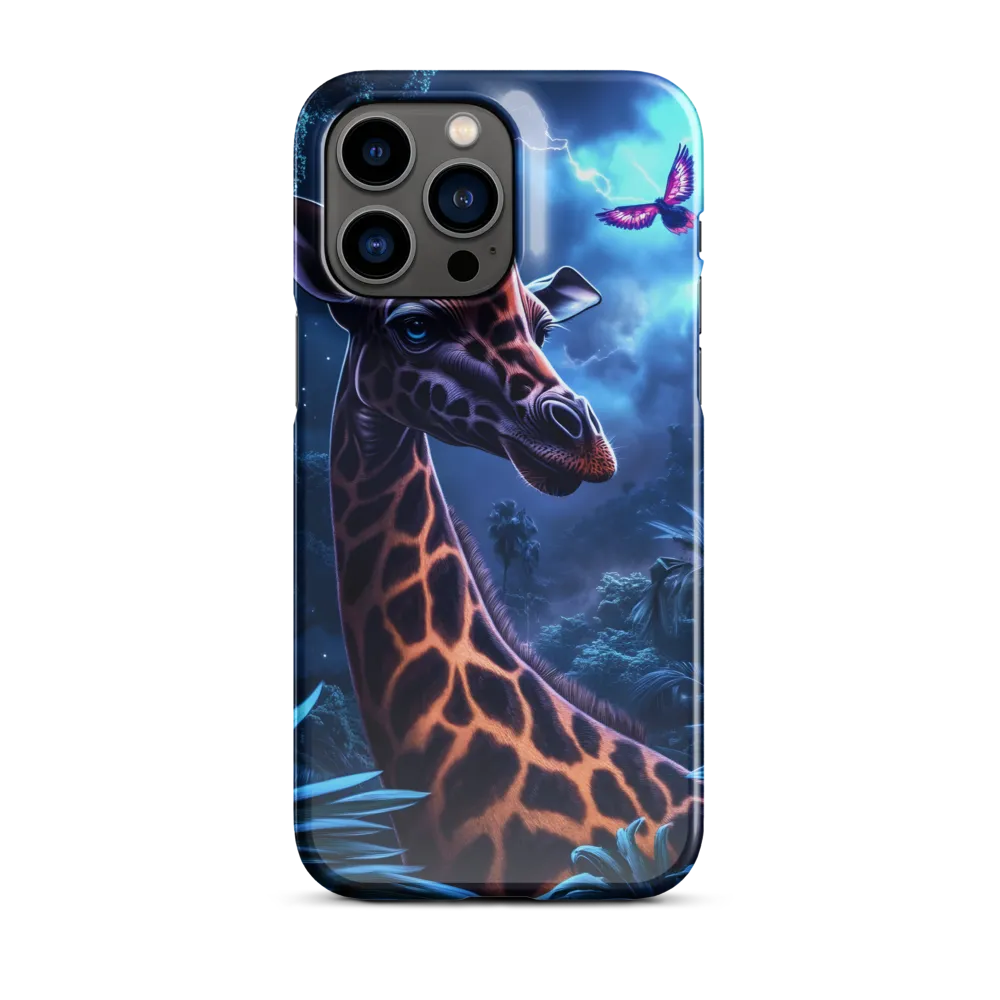 Mystical Giraffe in Twilight Jungle