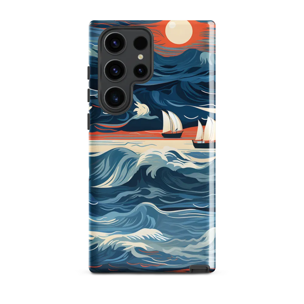 Ocean Whispers: A Voyage at Dusk