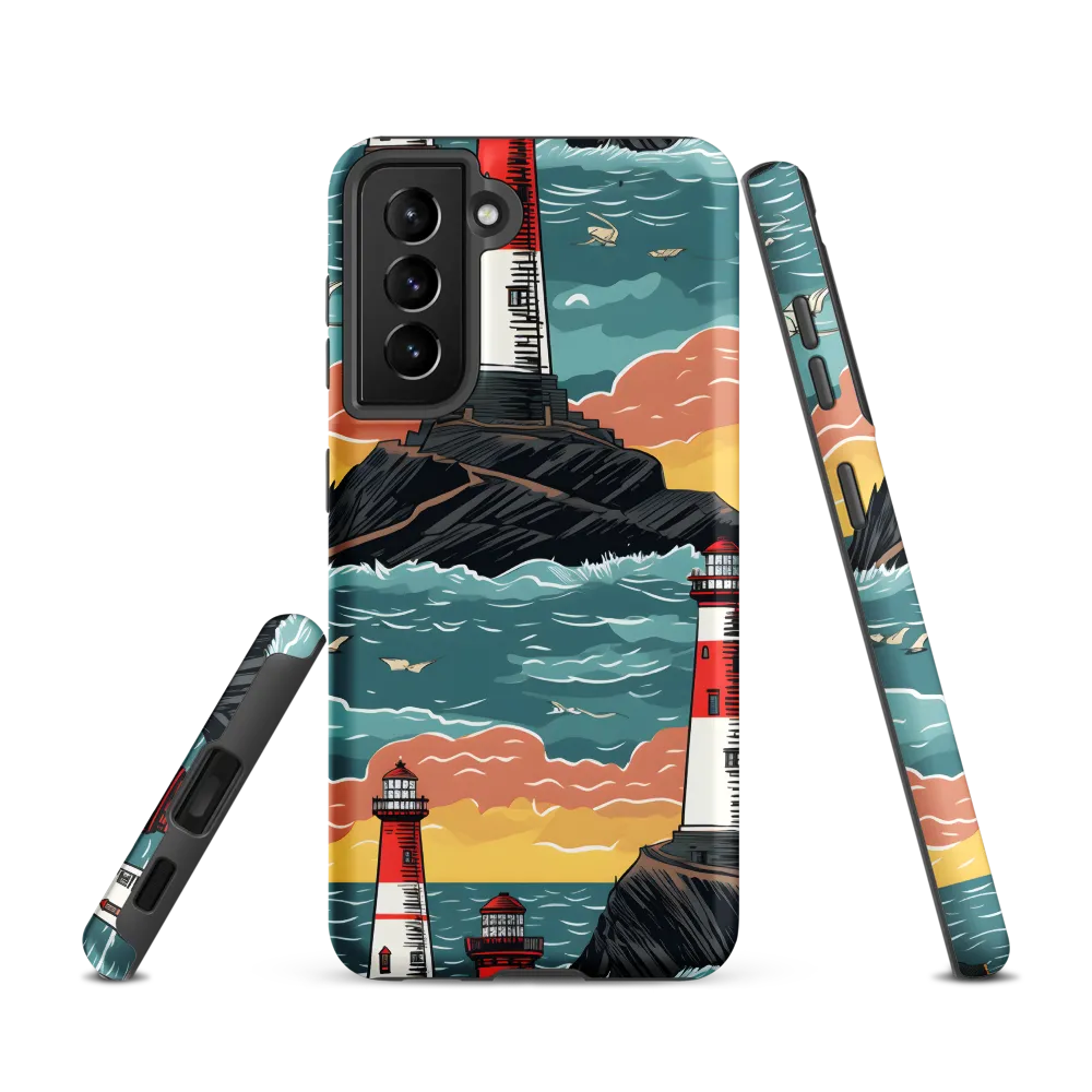 Lighthouses in a Whimsical Ocean