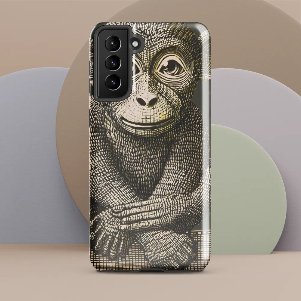 Intricate Primate Portrait
