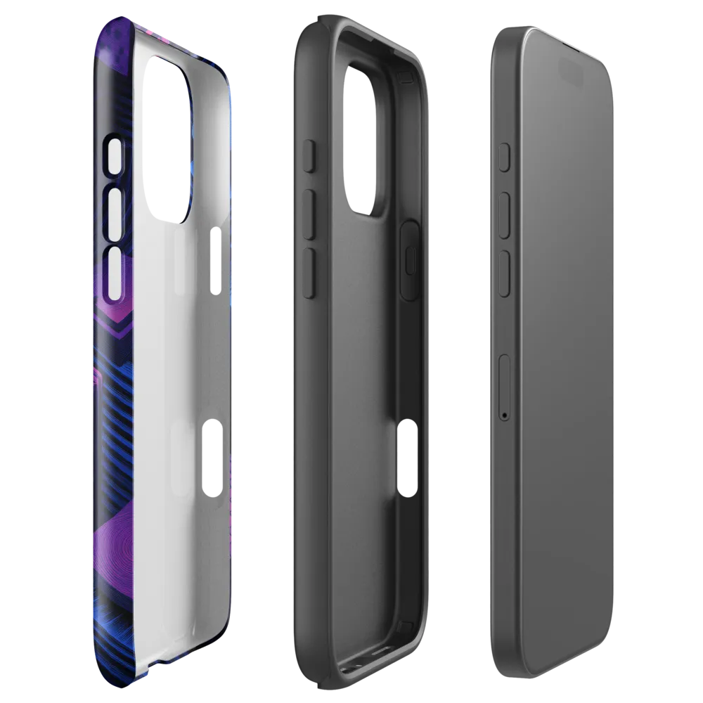 Geometric Dreams in Blue and Purple