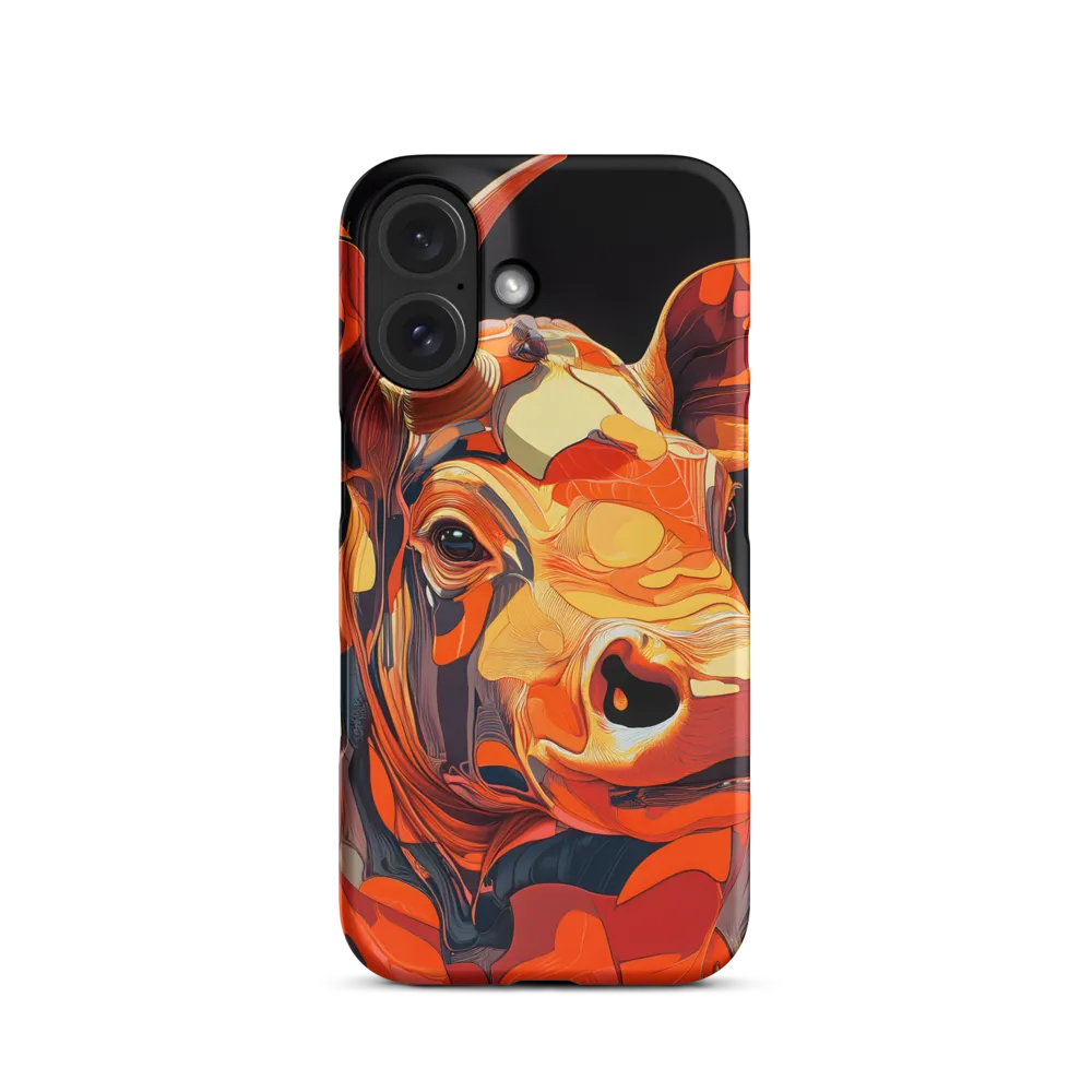 Modern Serenade: The Vibrant Cow