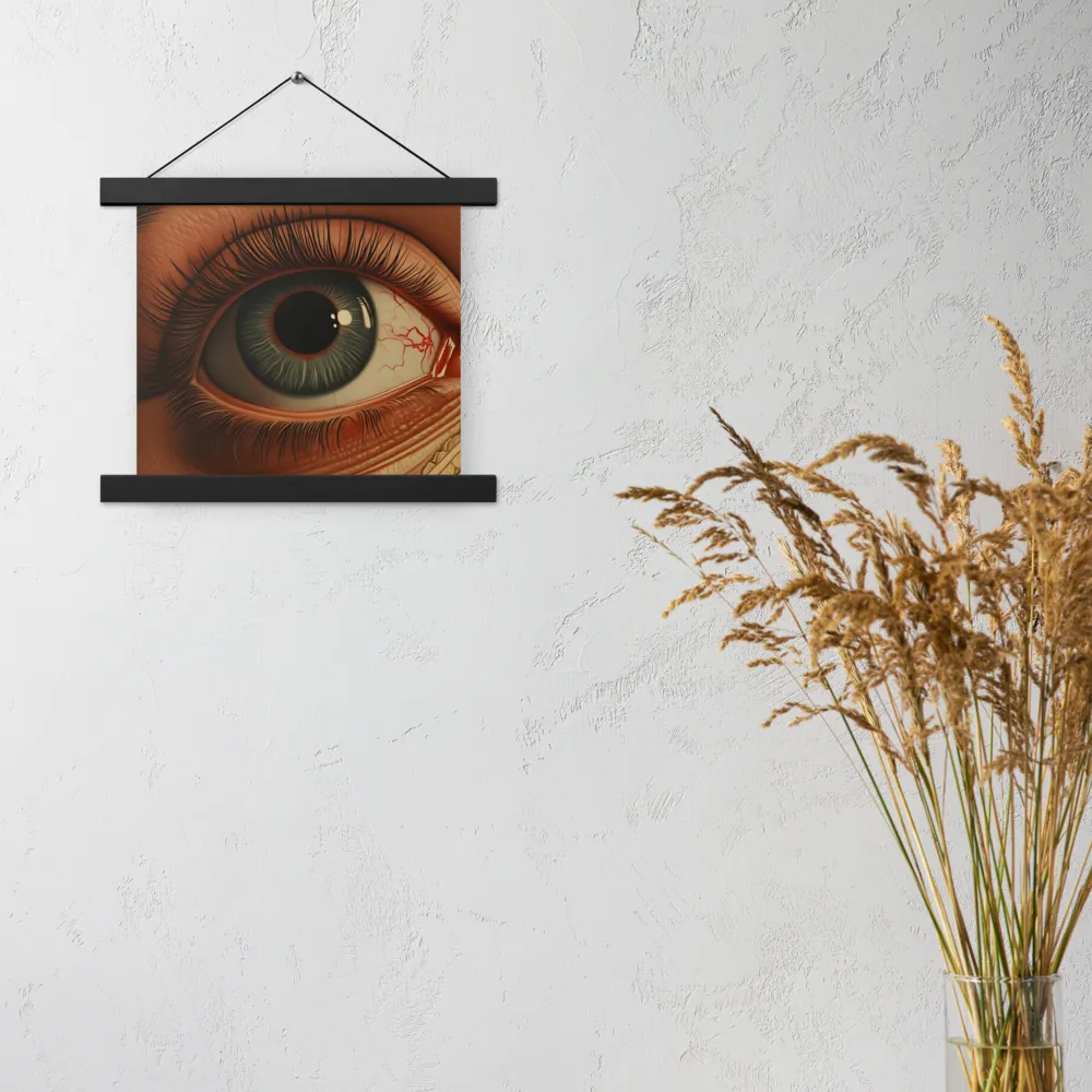 The Gaze of Anatomy | Poster With Black Wood Hanger | 10″×10″