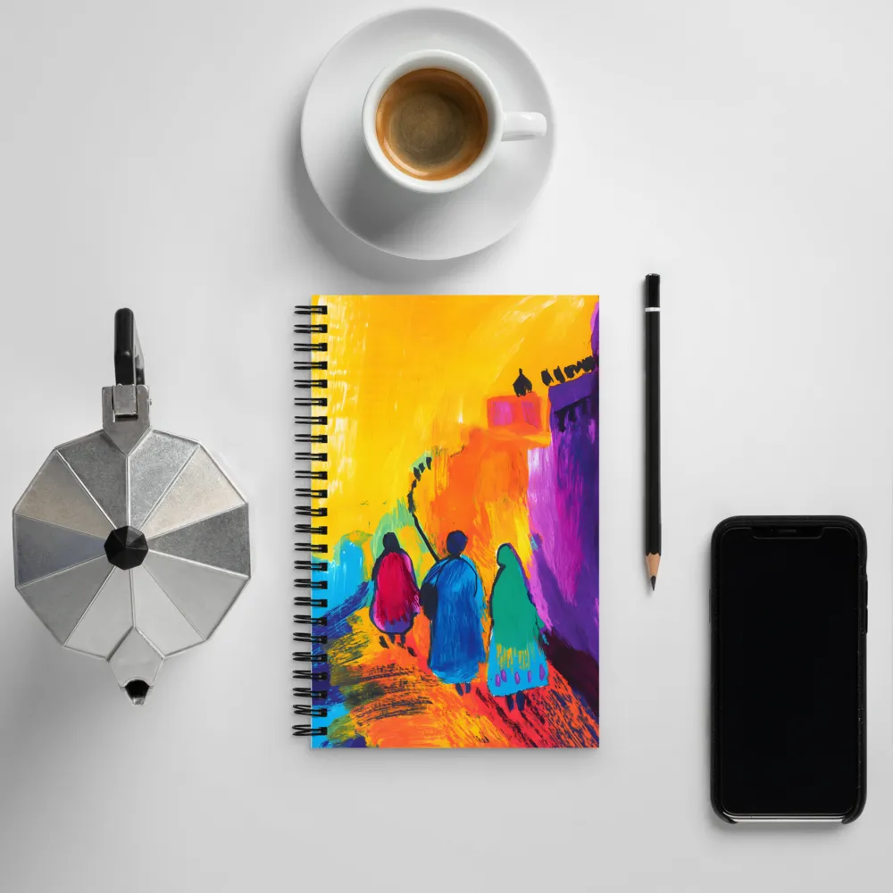 Journey Through Color | Spiral Notebook