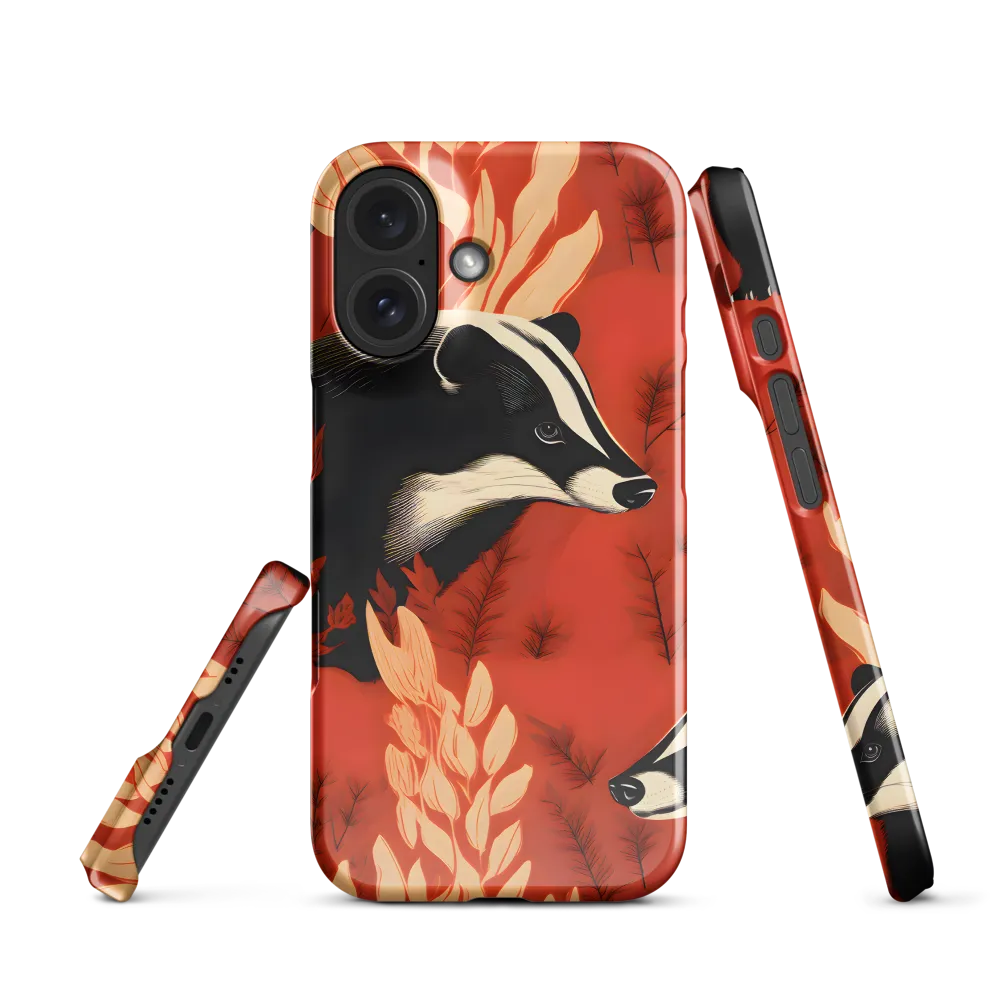 Whimsical Badger Dance | Phone Case