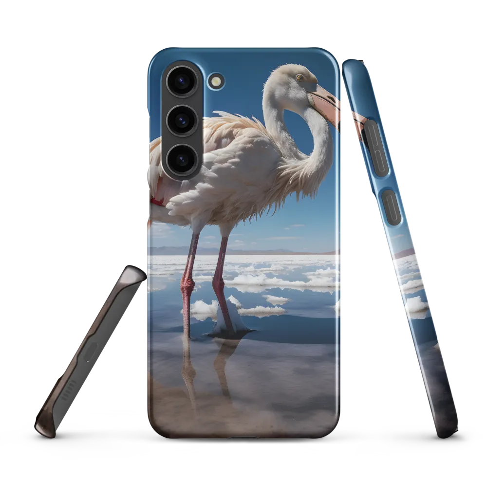 Graceful Solitude of a Flamingo