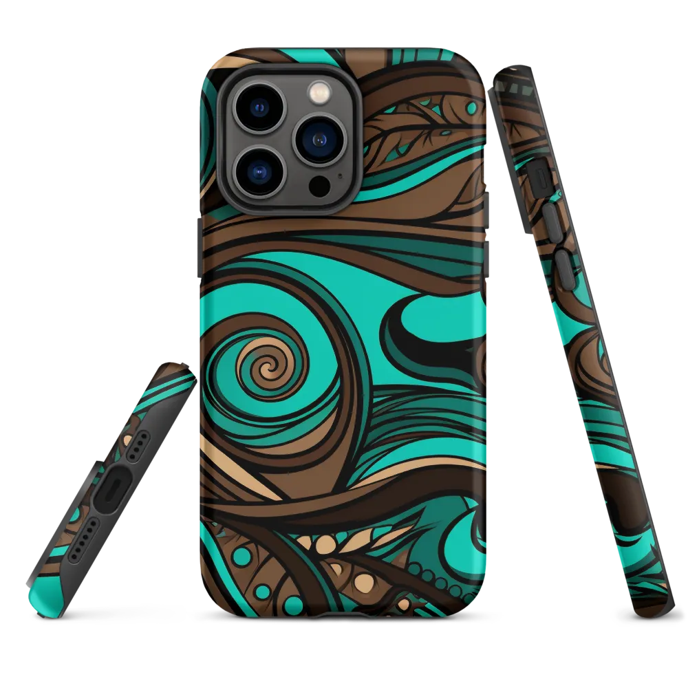 Fluctuating Currents | Phone Case |  14 Pro Max | Tough Case | Matte