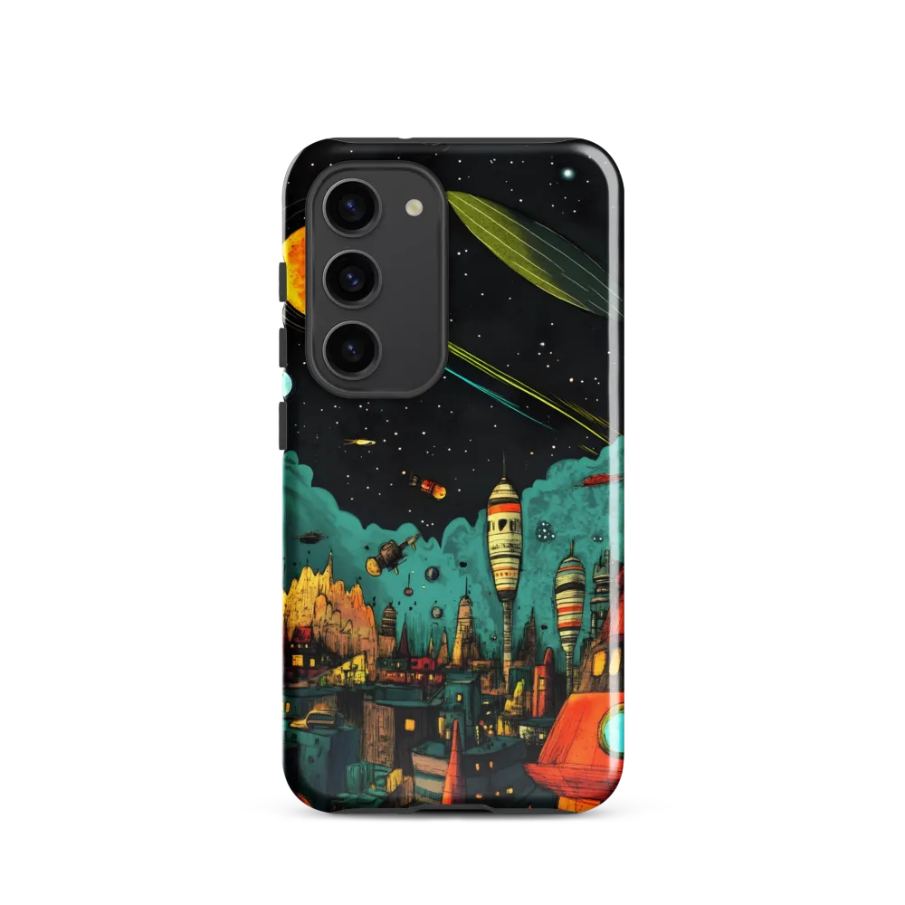 Galactic Cityscape: A Journey Through Imagination