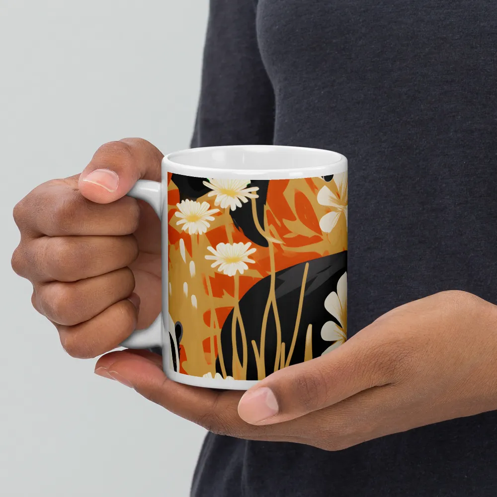 Whimsical Badgers in Bloom | Mugs | Multiple Sizes & Colors