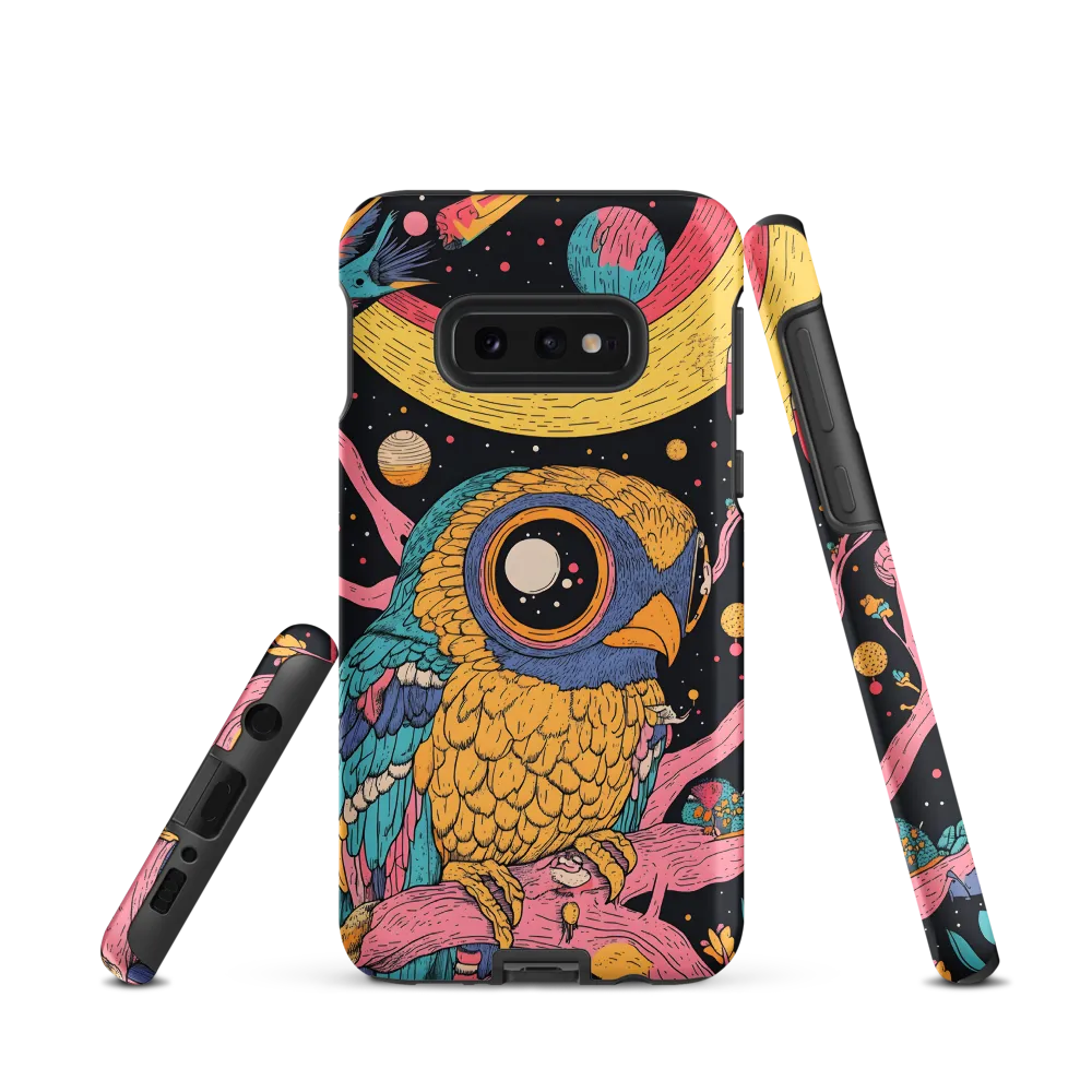 Whimsical Cosmic Owl