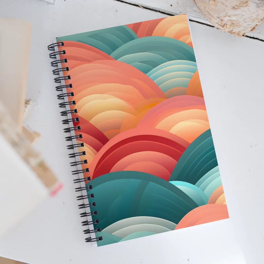 Rhythms of the Waves | Spiral Notebook