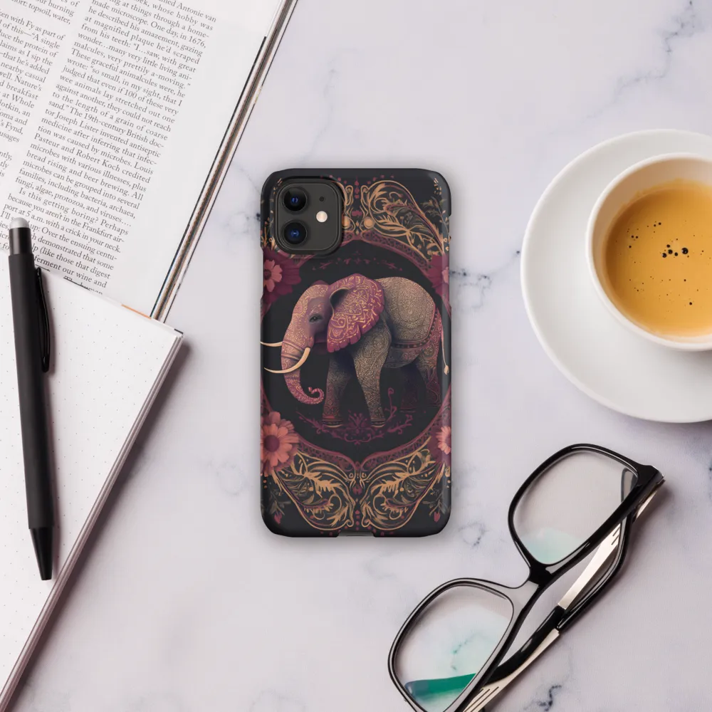 Regal Reverie: The Ornate Elephant | Phone Case |  11 | Snap Case | Matte
