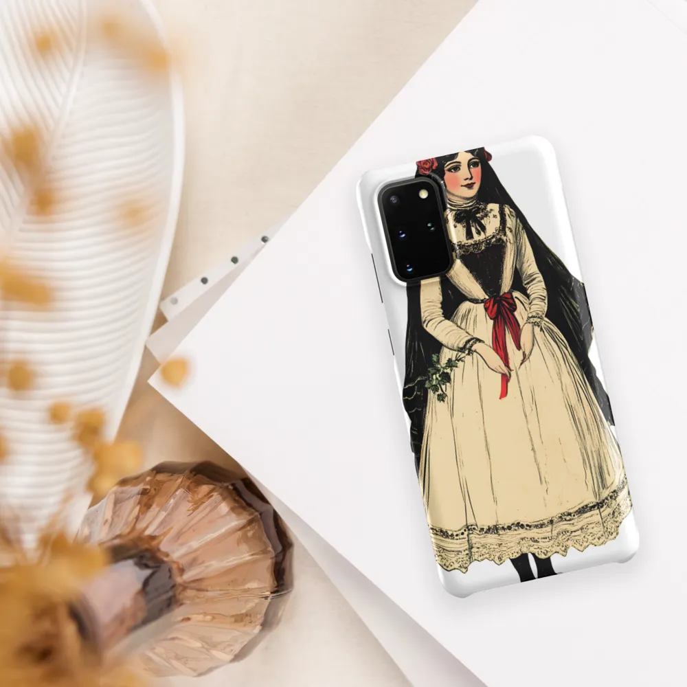 Elegance in Tradition: A Folk Portrait