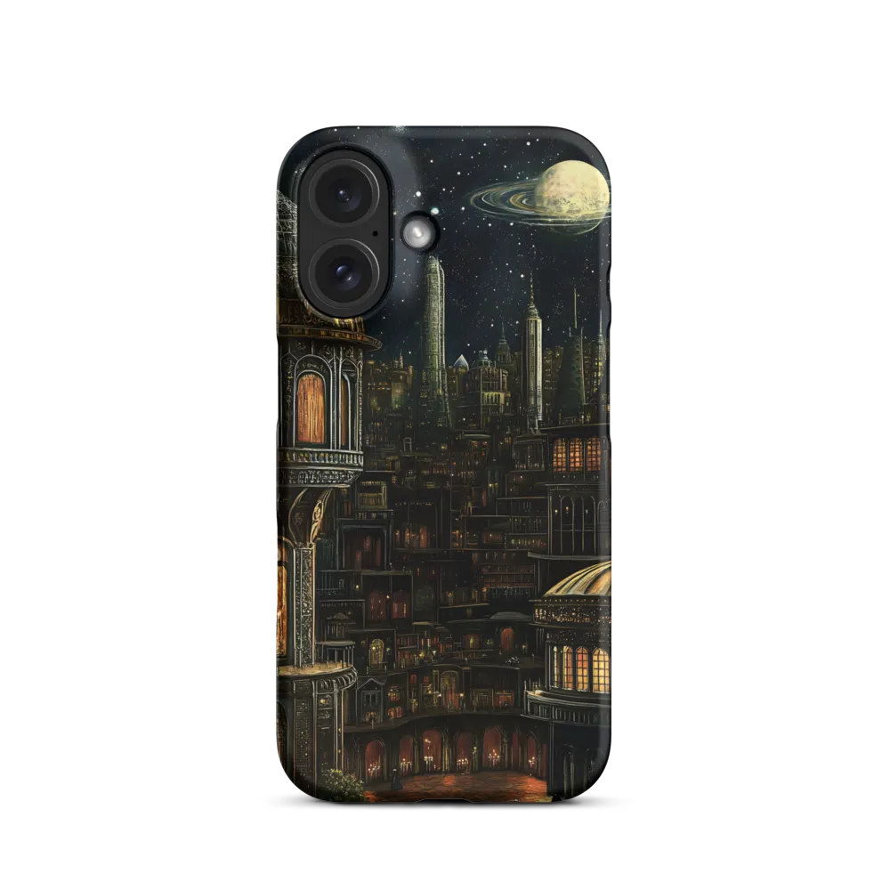 Celestial Enigma: A Surreal Cityscape