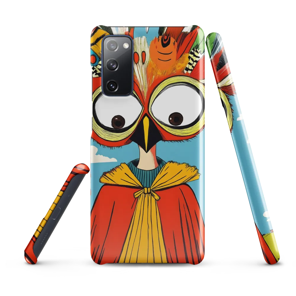 A Whimsical Encounter: The Owl-Human Fusion