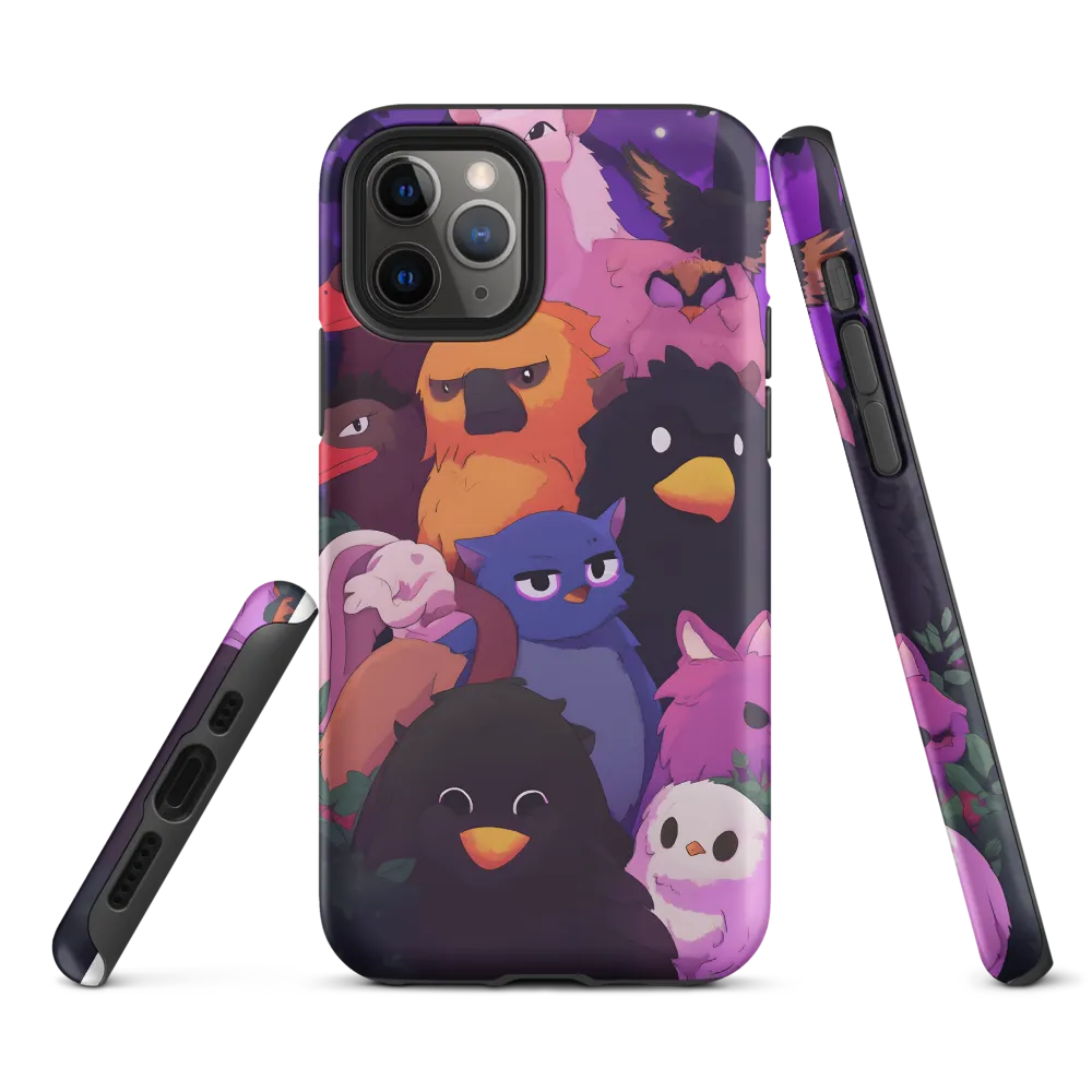 Whimsical Avian Gathering