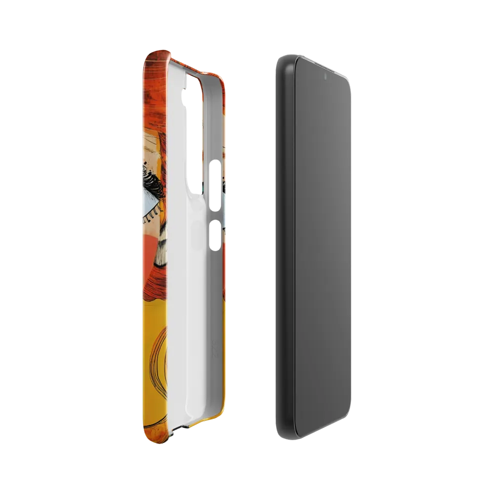 Whimsical Portrait of a Girl | Phone Case |  S22 | Snap Case | Glossy